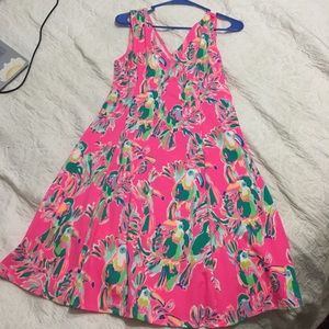Lilly bright pink dress